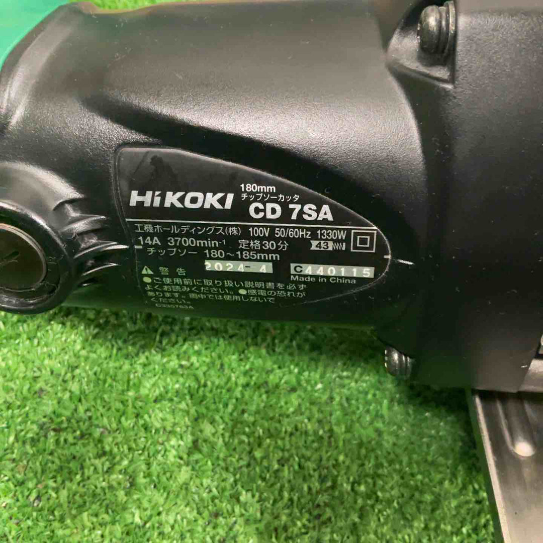 ◇ハイコーキ HiKOKI チップソーカッタ CD7SA(N)【草加店】