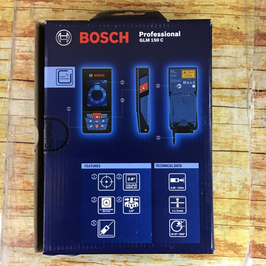 〇BOSCH ボッシュ データ転送レーザー距離計 GLM150C型【川崎店】
