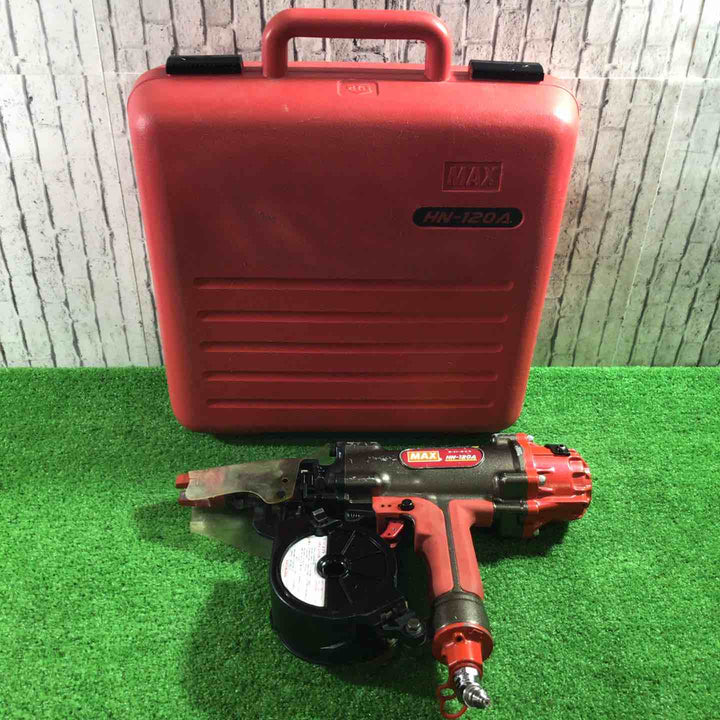 ◇マックス(MAX) 高圧コンクリート用エア釘打ち機 HN-120A【川口店】
