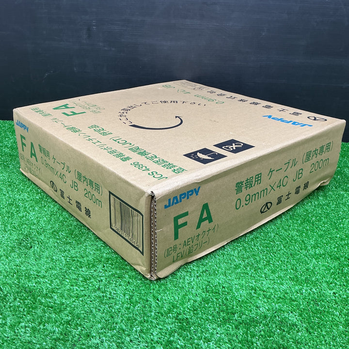 【未使用品】JAPPY 警報用ポリエチレン絶縁ケーブル(屋内専用) AE (FA) 0.9MMX 4C JB【電材館越谷店】