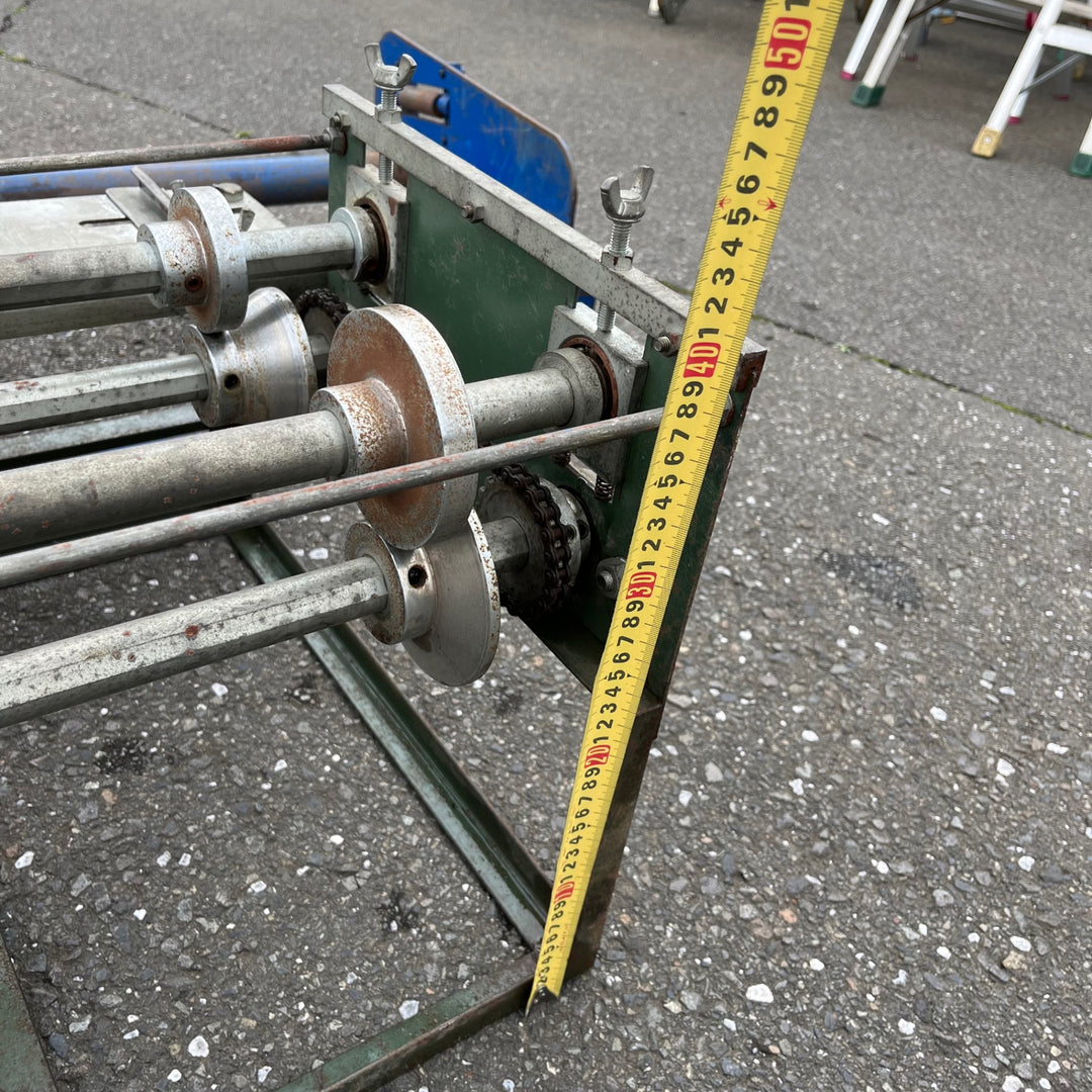 【中古品/店頭受取り限定】メーカー不明 手動曲げ機 ロール成形機 メタルシートベンダー 鈑金機械 屋根 トタン【東大和店】