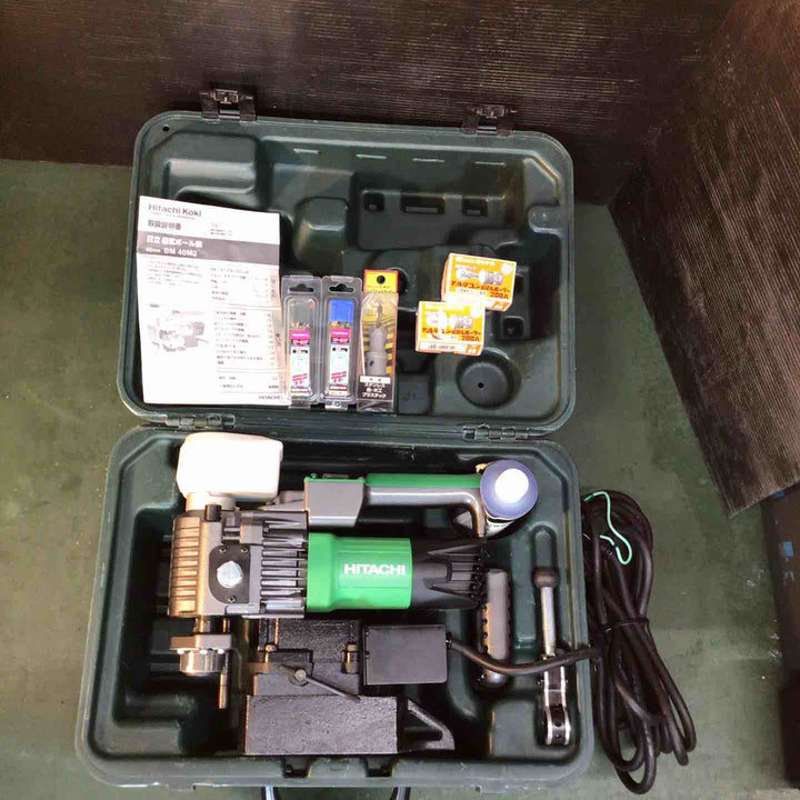 ◇ハイコーキ(HIKOKI ※旧:日立工機) 磁気ボール盤 スチールコア 40mm BM40M2【戸田店】