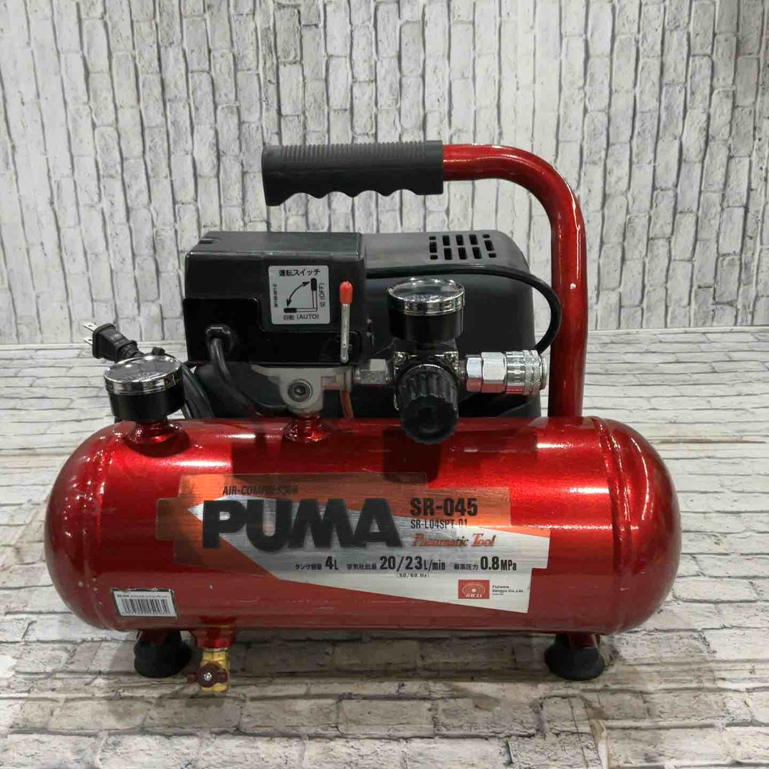 ◇藤原産業 (SK11) オイルレス エアーコンプレッサー SR-045 タンク容量 4L SR-L04SPT-01【川口店】