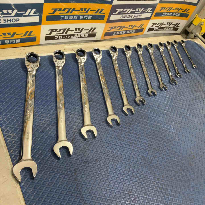 スナップオン(Snap-on) ラチェットコンビレンチ 12本セット SOXRRM8A～19A【草加店】