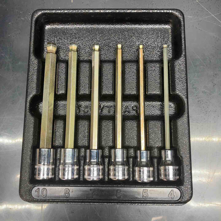 スナップオン(Snap-on) 3/8”ロングボールヘックス ソケットセット 206EFABLM【川越店】