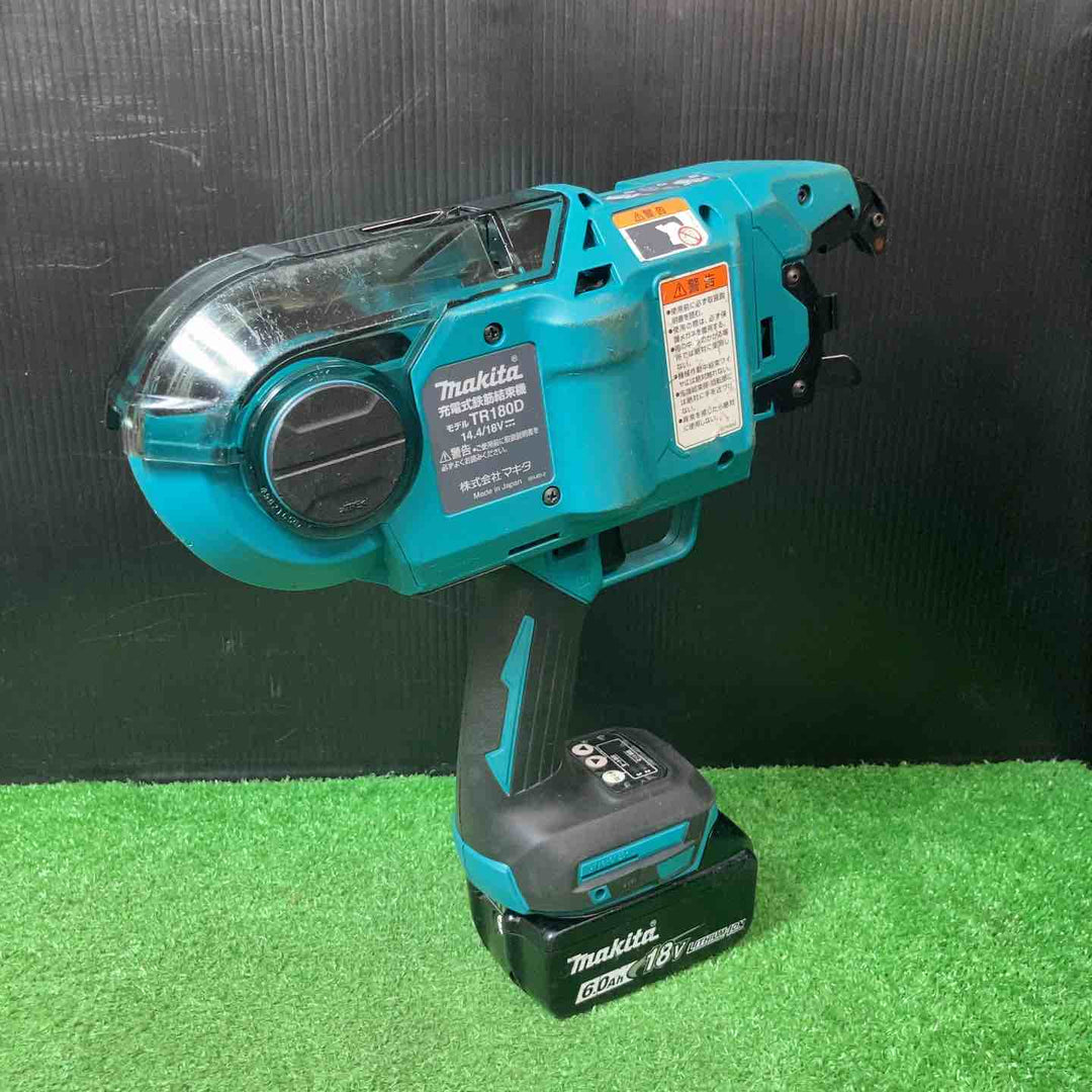 【中古品】★マキタ(makita) コードレス鉄筋結束機 リバータイア TR180DRGX ◇タイワイヤ34巻おまけ付♪【岩槻店】