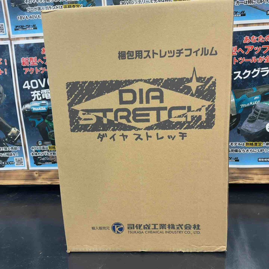 【未使用品】 司化成工業 ダイヤストレッチ HBタイプ 17μ×300mm×500M 1ケース(6本入) ストレッチフィルム 【藤沢店】