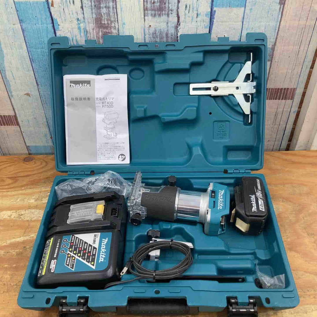 【中古品】★マキタ(makita) コードレストリマー RT50DRG バッテリー充電器セット【柏店】