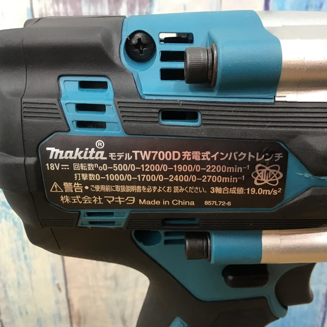 ★マキタ(makita) 12.7sqコードレスインパクトレンチ TW700DZ【柏店】