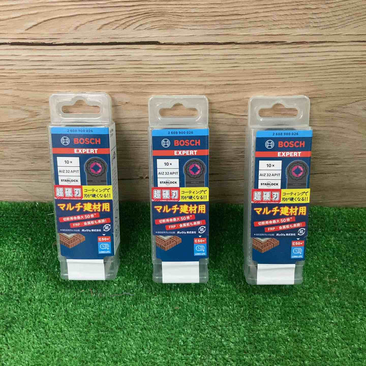 ◇ボッシュ(BOSCH) マルチツールブレードスターロック AIZ32APIT/10 10本入り 3個セット【町田店】