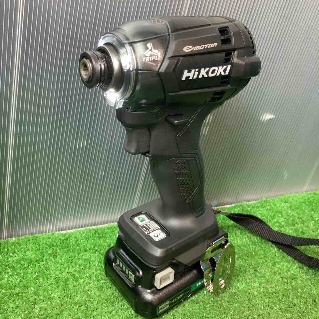 【美品】◇ハイコーキ(HIKOKI ※旧:日立工機) コードレスインパクトドライバー WH12DCA(2LSB)バッテリー2個、充電器付き【岩槻店】