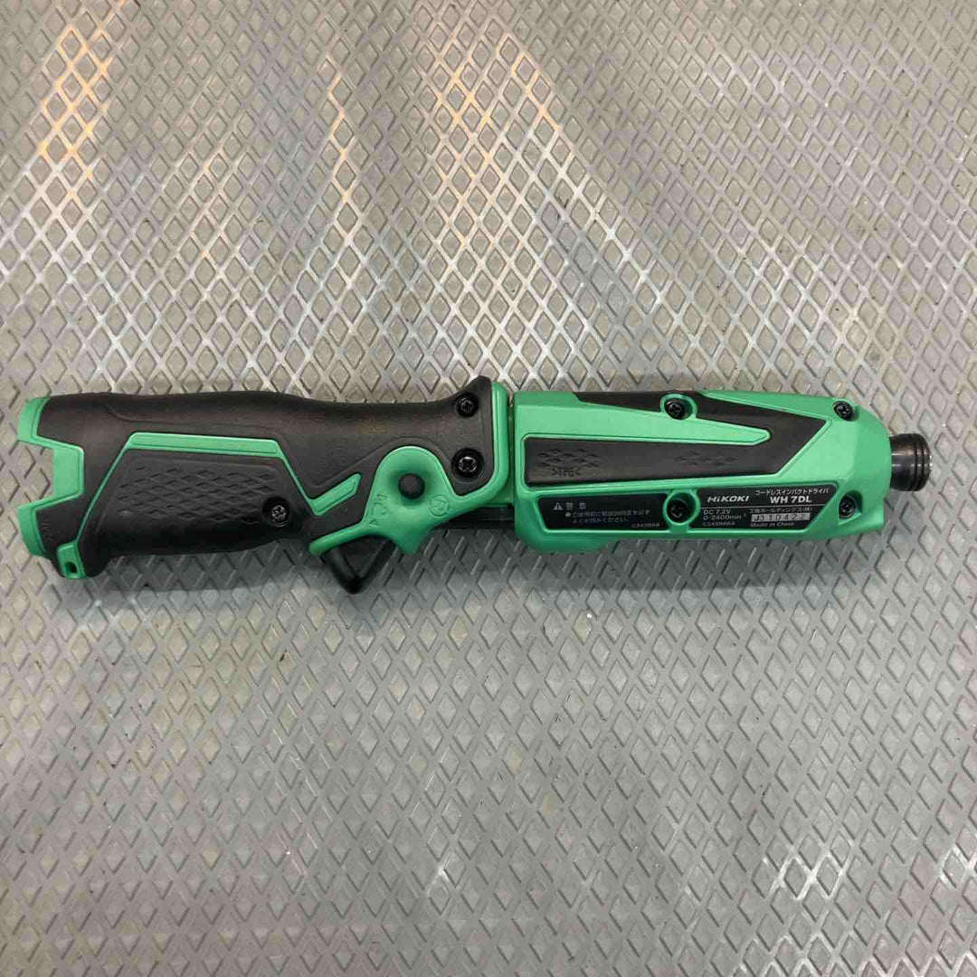 【中古品】ハイコーキ(HIKOKI ※旧:日立工機) 7.2V コードレスペンインパクトドライバー WH7DL(2LCSK)【所沢店】
