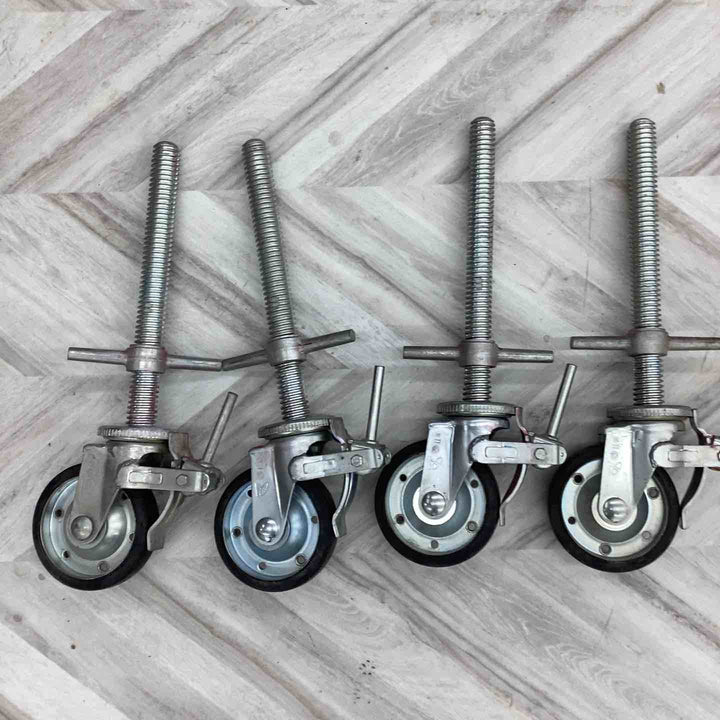 ローリングタワーの脚　4個　車輪4本セット【越谷店】