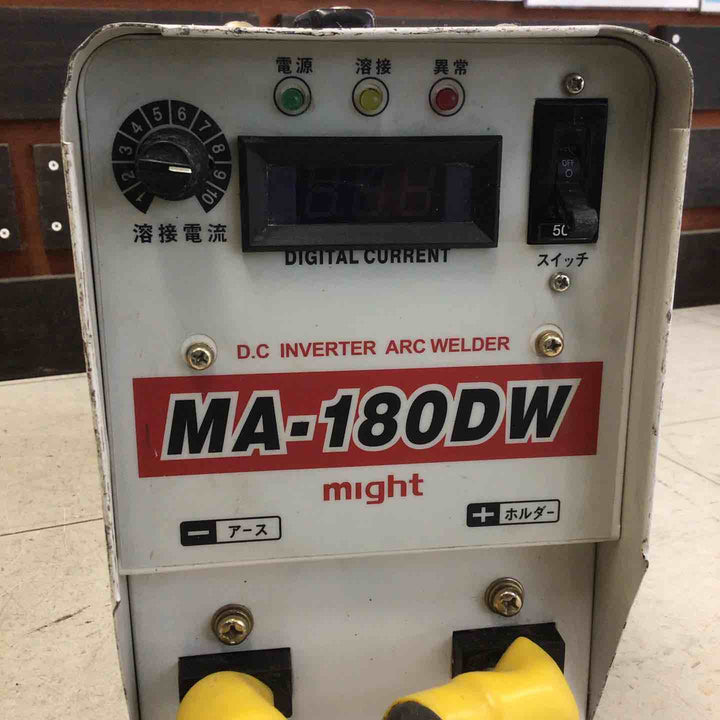 【現状品】 マイト工業/might インバータ直流溶接機 MA-180DW 【鴻巣店】
