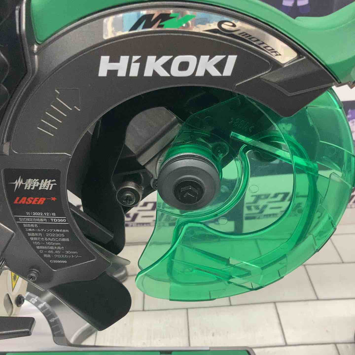 ★ハイコーキ(HIKOKI ※旧:日立工機) コードレス卓上スライド丸ノコ C3606DRB(K)(XPSZ)【所沢店】