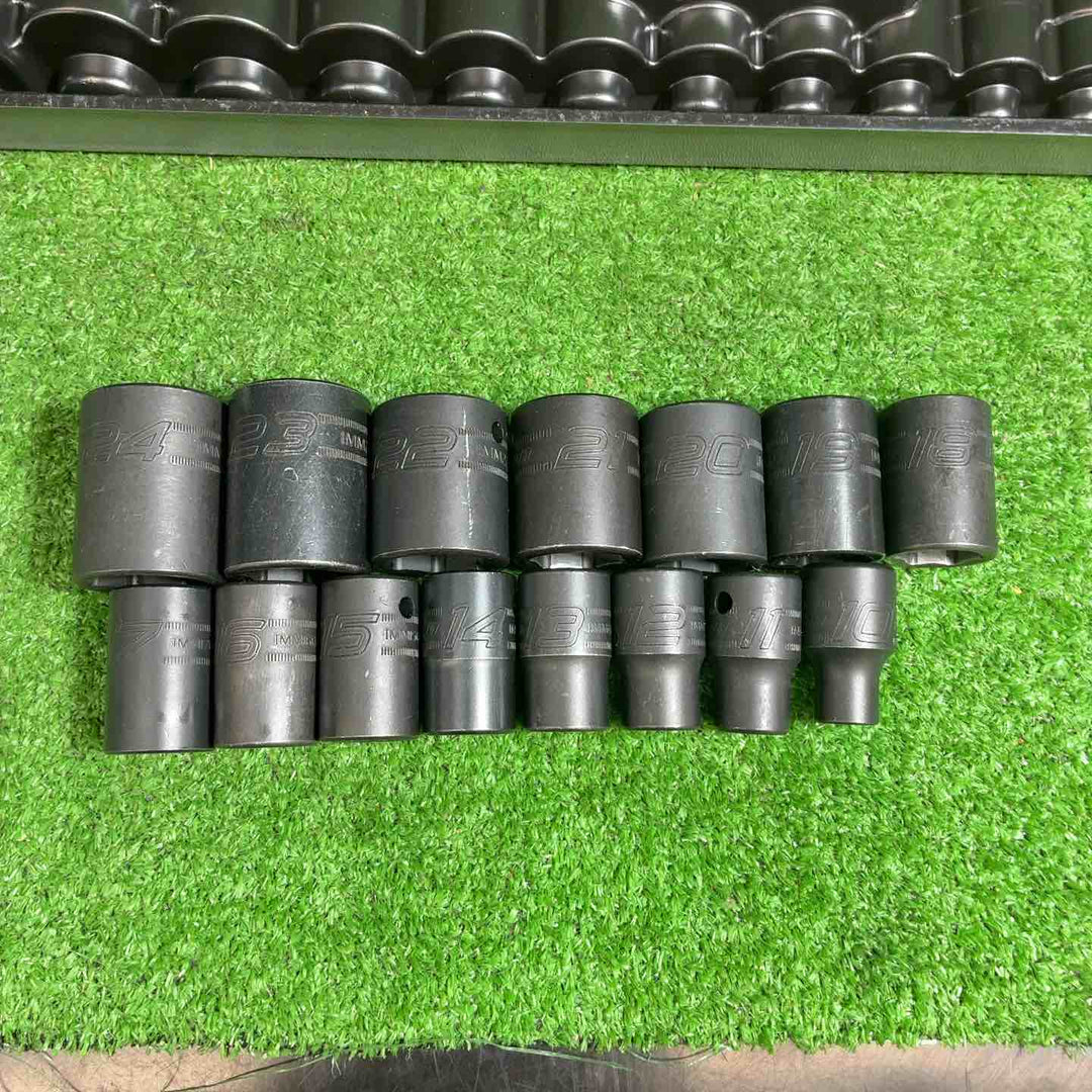Snap-on スナップオン インパクトシャローソケット15個セット 315IMMYA【藤沢店】