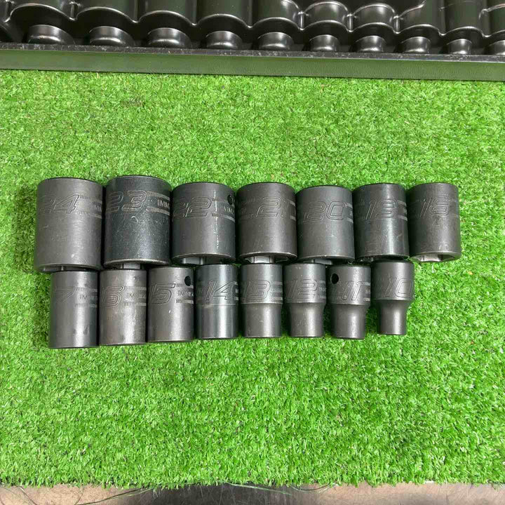 Snap-on スナップオン インパクトシャローソケット15個セット 315IMMYA【藤沢店】