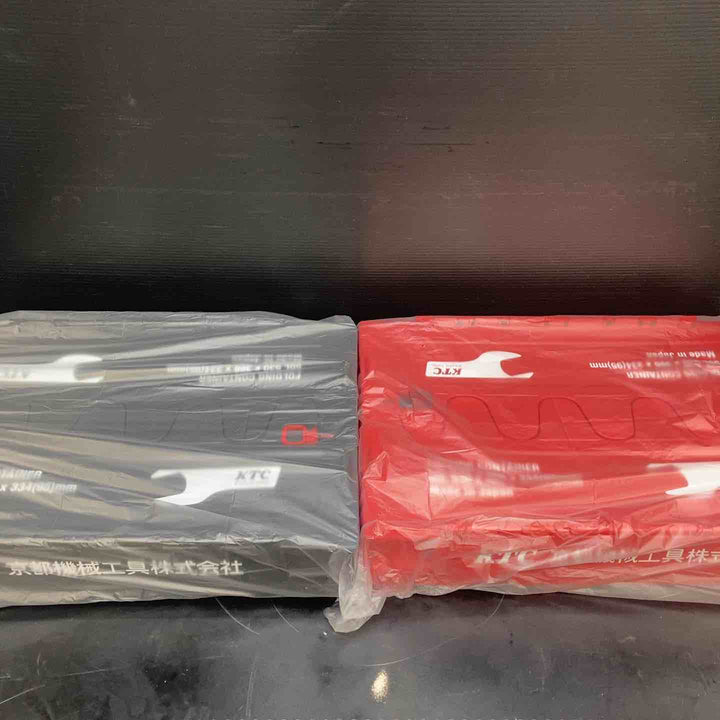 KTC(京都機械工具) 折りたたみコンテナ 50L 2個セット　赤・黒　各1個【川越店】