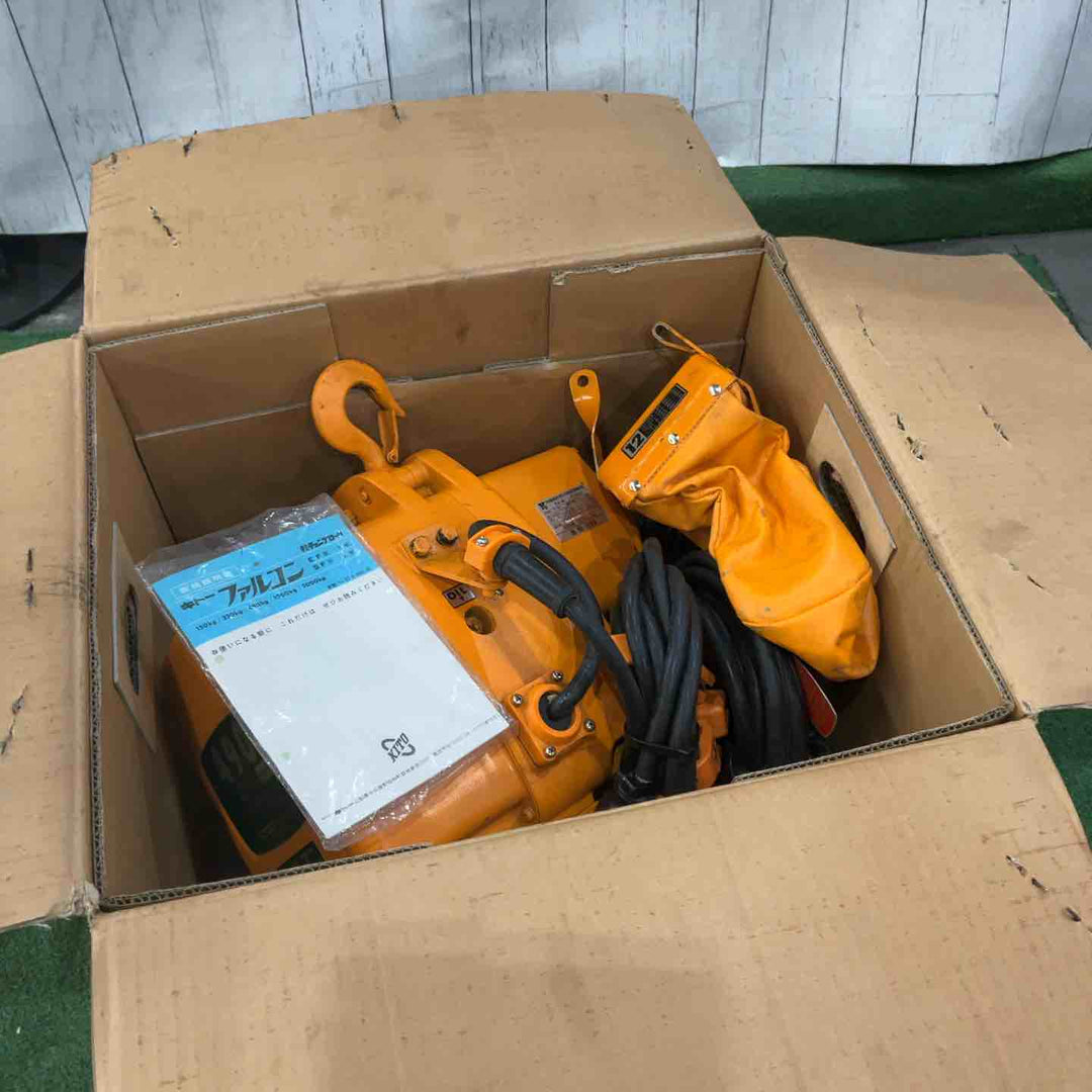 【店頭受取り限定】◇電動ウインチ(チェーン) キトー(KITO) EF2E 荷重490kg ファルコン 動作確認済【川口店】
