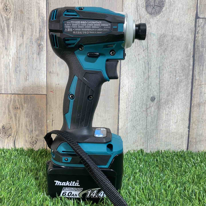 ★マキタ(makita)  14.4Vコードレスインパクトドライバー TD162DRGX純正バッテリ付【戸田店】