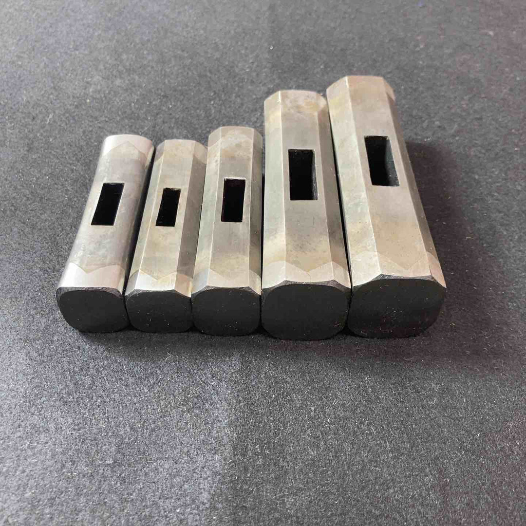 【未使用(店頭展示品)】玄翁(玄能)菱貫 60(四角)・60(八角)・80・100・120(匁) 5本まとめ 総重量：1.96Kg【東大和店】