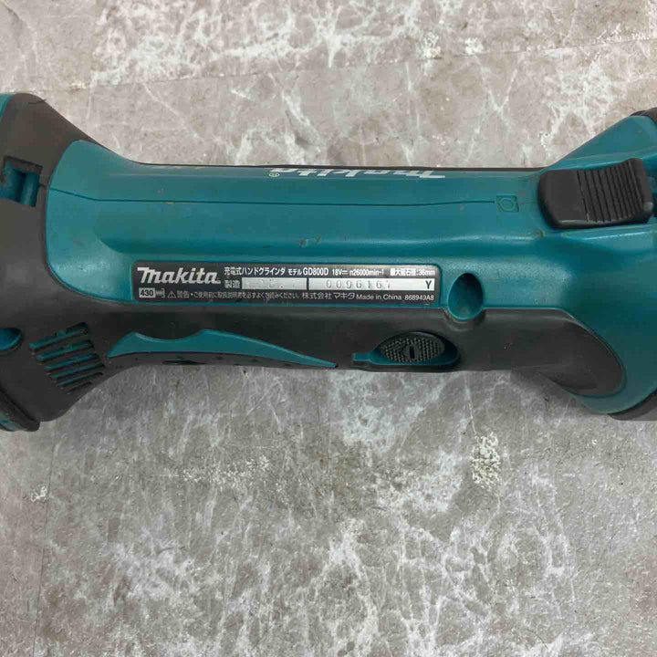 ☆マキタ(makita) コードレスハンドグラインダ  GD800DZ【八潮店】