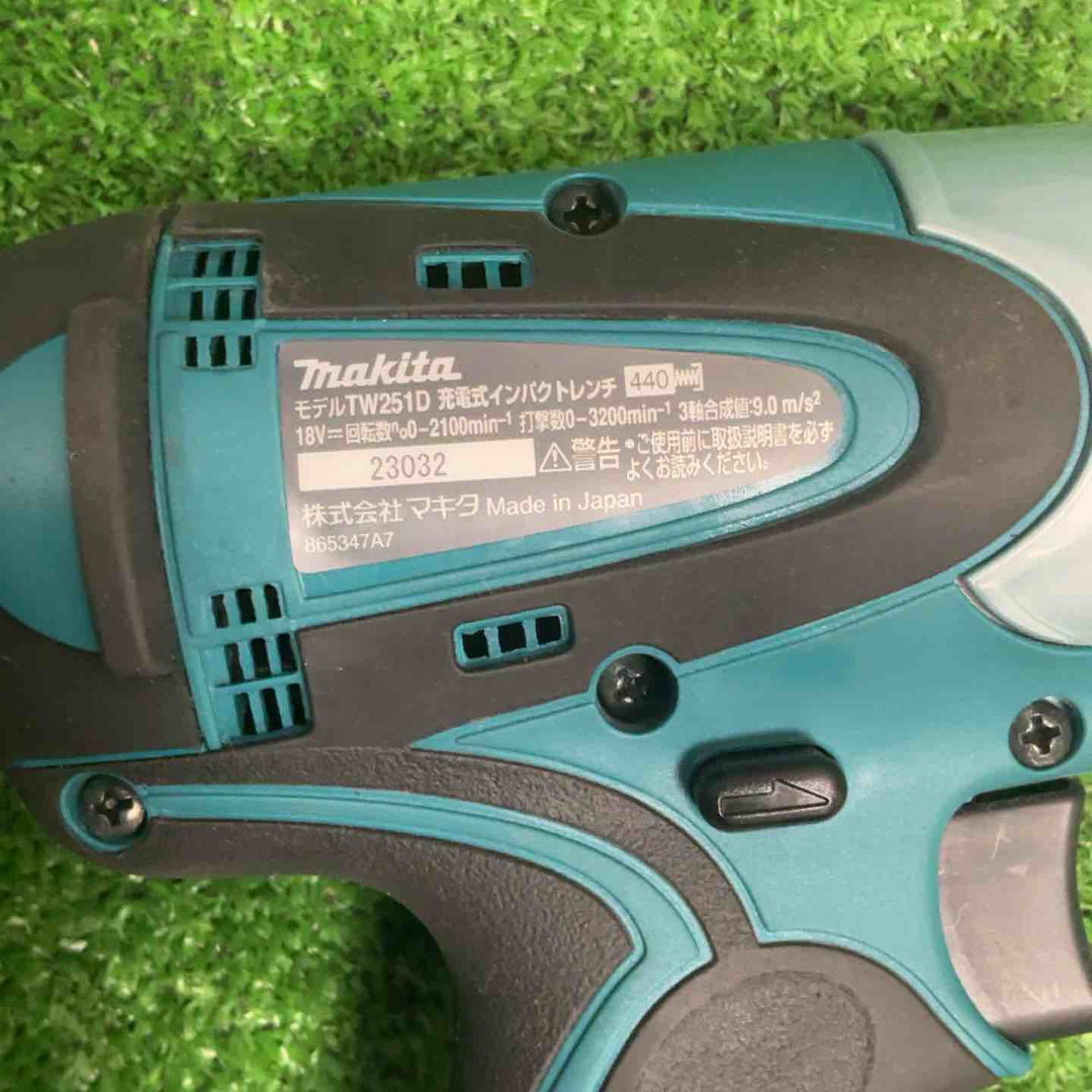◇マキタ(makita) コードレスインパクトレンチ TW251DRFX【草加店】