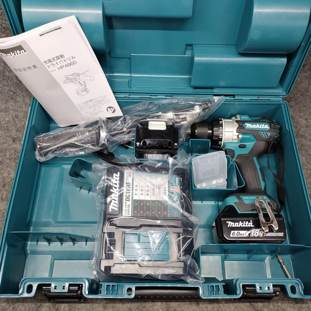 ★マキタ(makita) コードレス振動ドリルドライバー HP486DRGX【岩槻店】