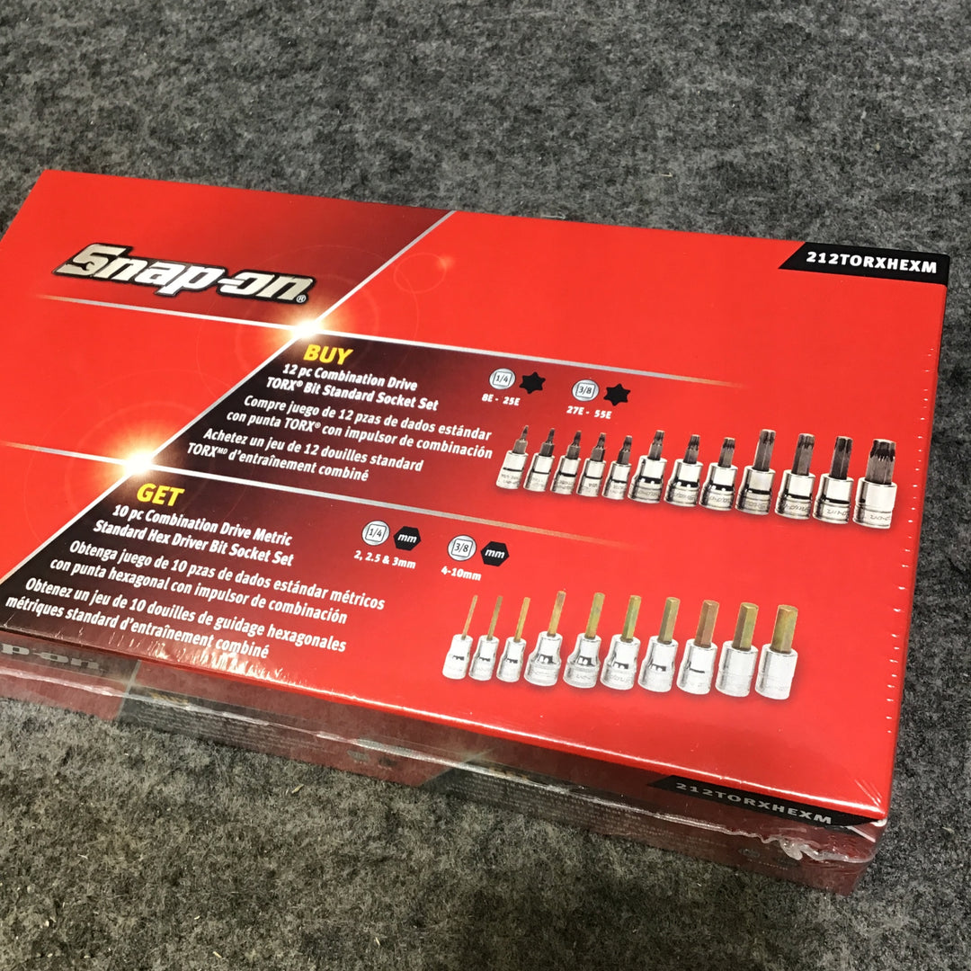 【未使用・未開封品】スナップオン(Snap-on) ヘックスソケットセット 212TORXHEXM【桶川店】