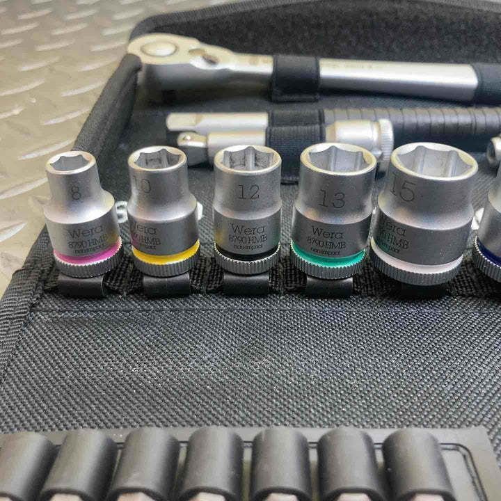 WERA 8100SC8　サイクロップラチェット「メタル」セット
