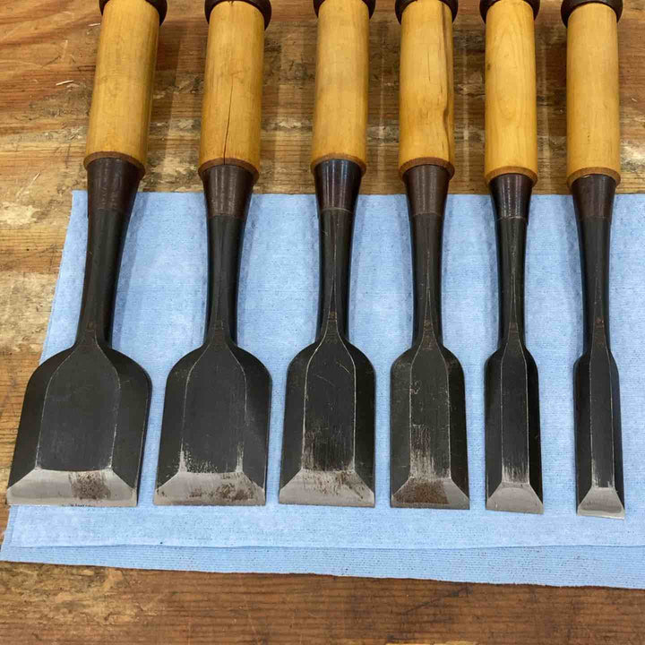 【中古品】▼鑿 ノミ 10本組 叩き鑿 追い入れ鑿 『東一正芳』【柏店】