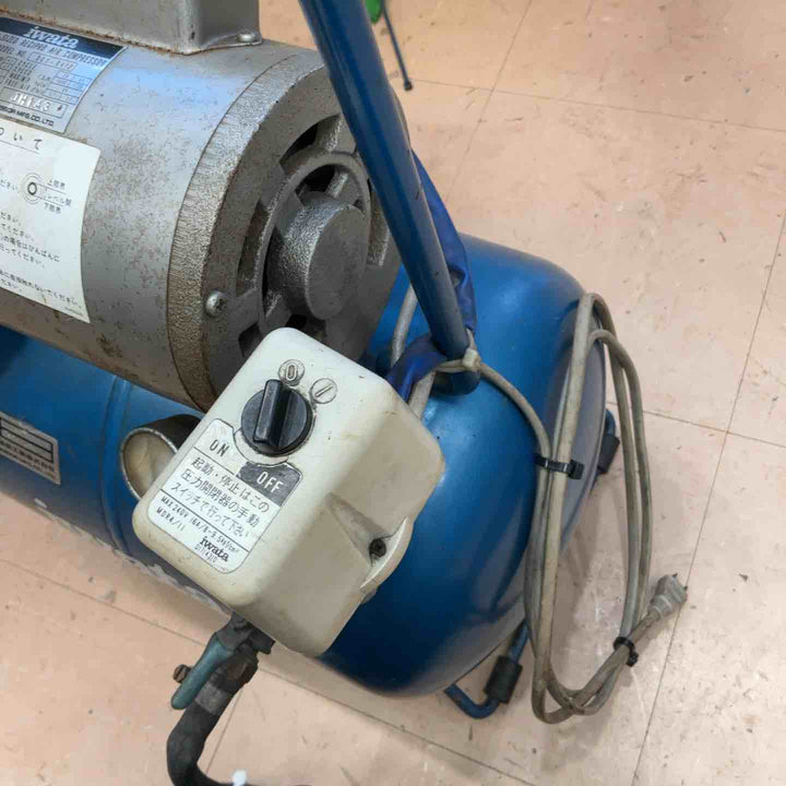 【店頭受取り限定】アネスト岩田 ANEST IWATA エアーコンプレッサー DSP-04P 常圧 レシプロ 25L 【草加店】