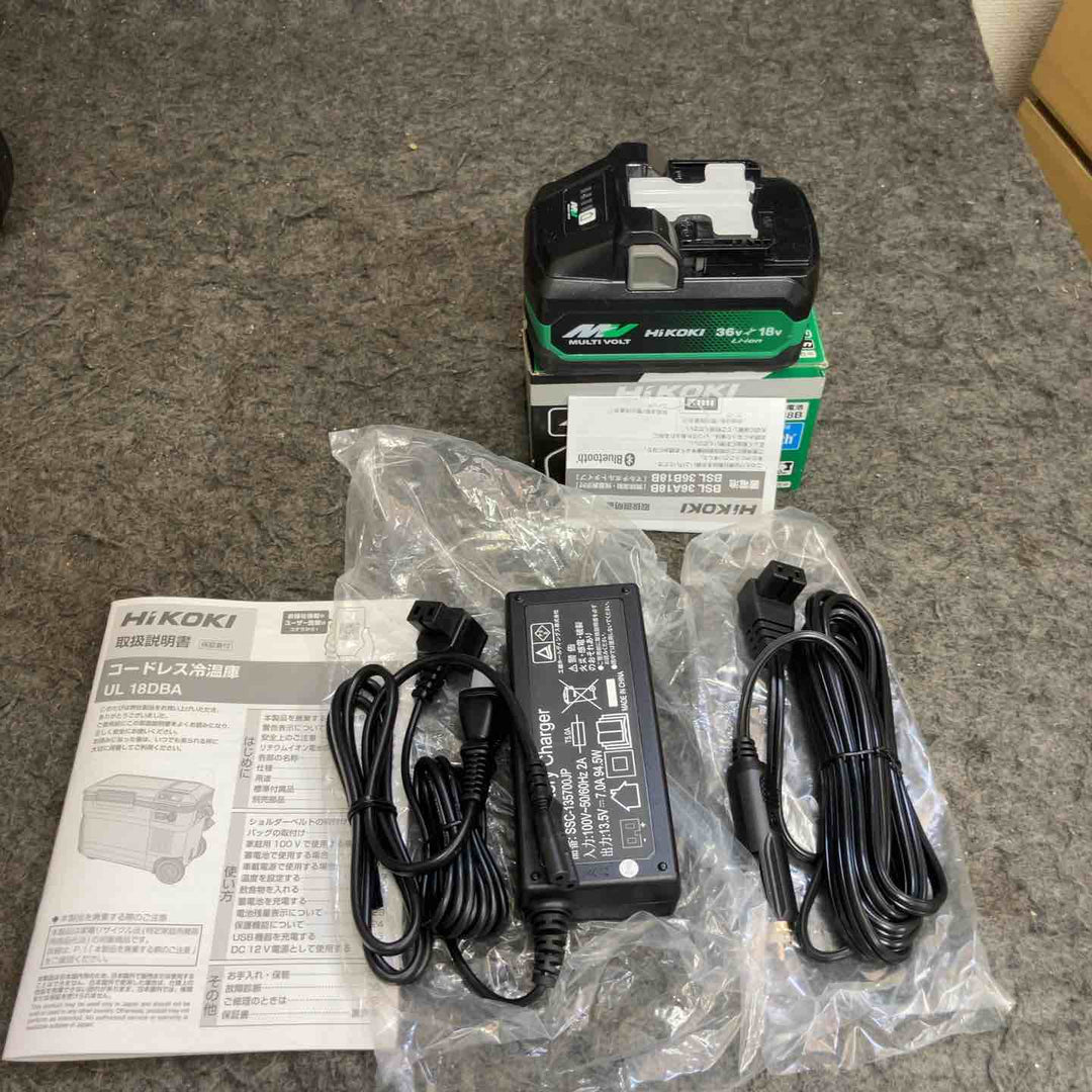 ★ハイコーキ(HIKOKI ※旧:日立工機) コードレス冷温庫 UL18DBA(WMBZ)【鴻巣店】