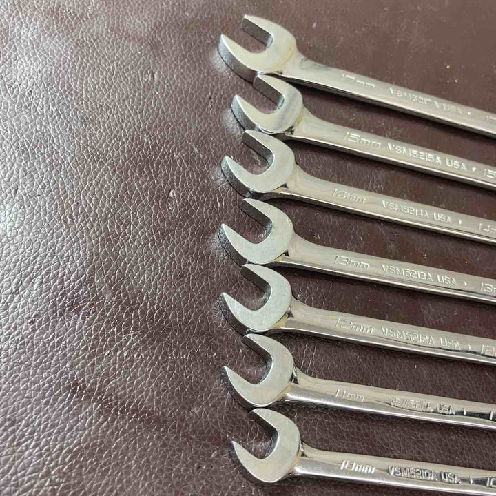 【中古品】スナップオン(Snap-on) 4方向アングルヘッド オープンエンドレンチ 計7本セット VSM5210A～VSM5217A【東大和店】