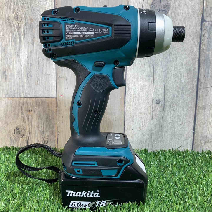 ★マキタ(makita)  18V コードレス4モードインパクトドライバー TP141DRGX 純正バッテリ付【戸田店】