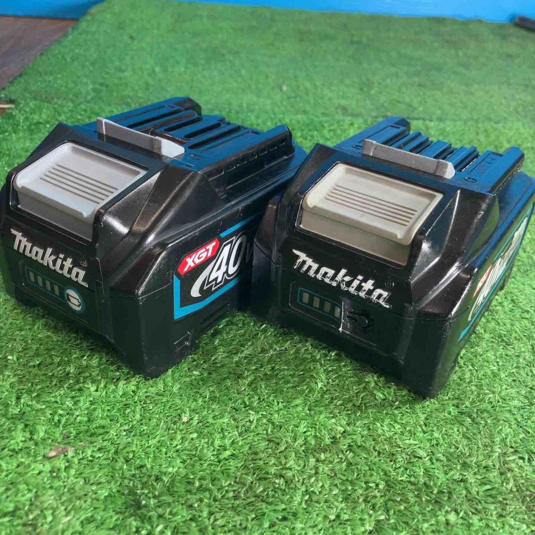 ★マキタ(makita) コードレスハンマ HM002GZK ●BL4040(40V・4.0Ah)×2個・チゼル2本付き ※充電器は付属無し【岩槻店】