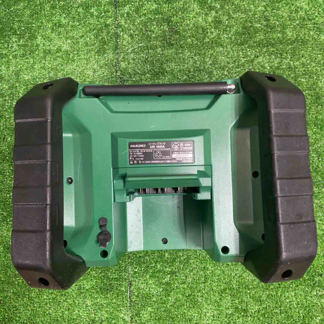◇ハイコーキ(HIKOKI ※旧:日立工機) コードレスラジオ UR18DA(NN)【草加店】