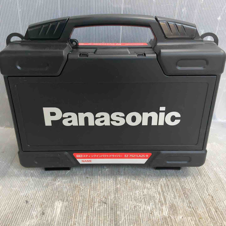 ☆パナソニック(Panasonic) コードレススティックインパクトドライバー EZ7521LA2S-R【草加店】
