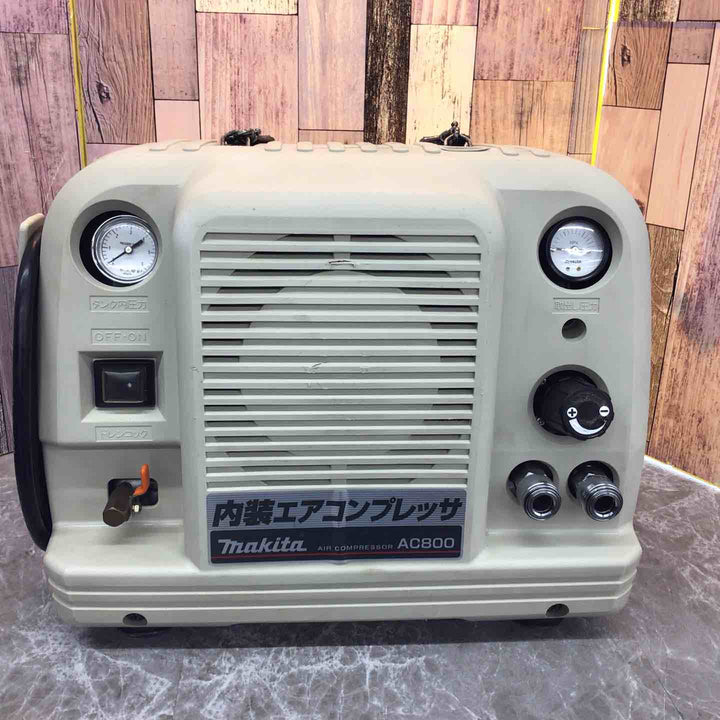 【中古品】◇マキタ makita 常圧専用エアコンプレッサ AC800【八潮店】