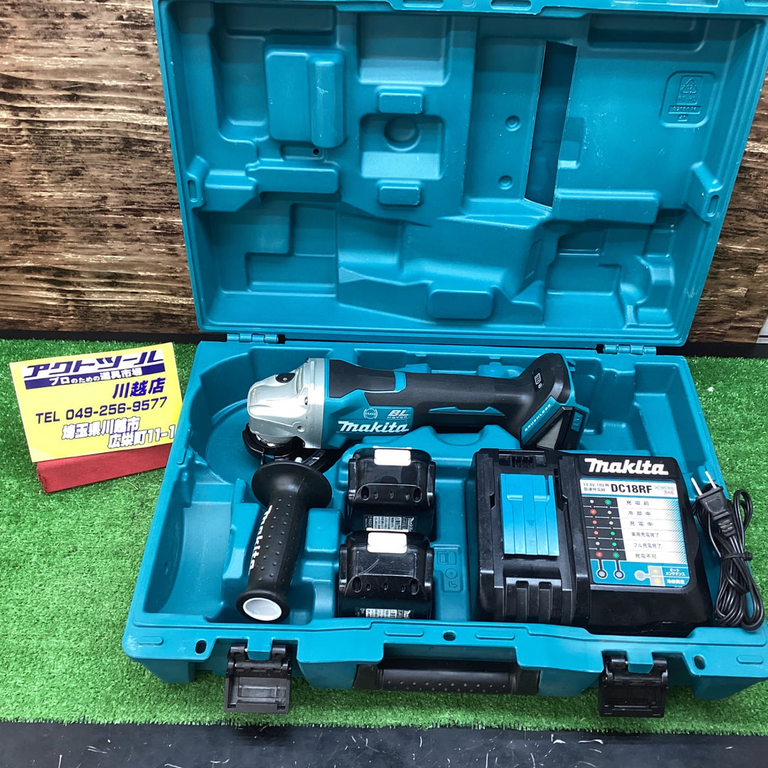 ★マキタ(makita) 100mmコードレスディスクグラインダ GA408DRGX【川越店】