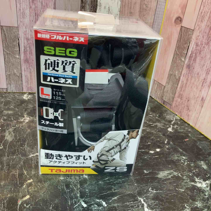 □タジマ(Tajima) ハーネスZS 黒 Lサイズ AZSL-BK【八潮店】