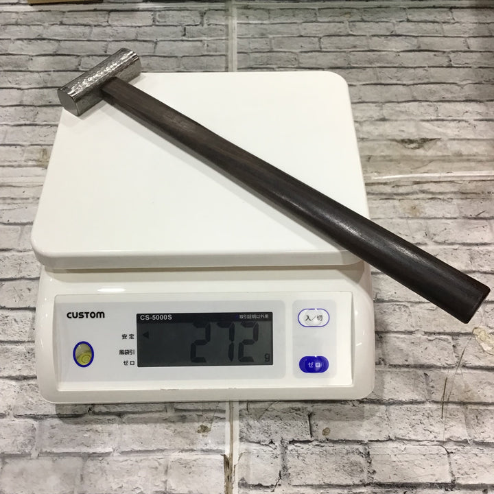 國秀？ 四角玄翁 槌目 重さ約272g 全長約335mm 【川口店】