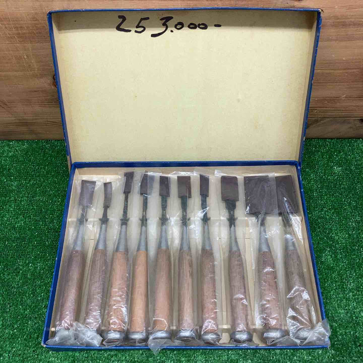 【中古品】 国秀 追入鑿 10本組 【鴻巣店】