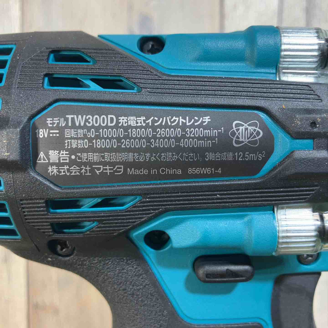 ★マキタ(makita) 18V コードレスインパクトレンチ TW300DZ 本体のみ【戸田店】