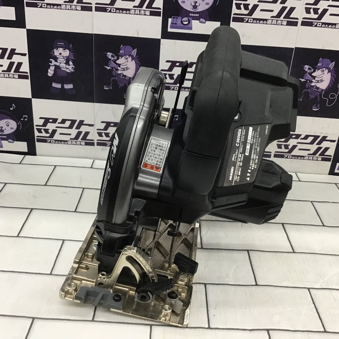 ★ハイコーキ(HIKOKI ※旧:日立工機) コードレス丸のこ C3606DA(NNB)【所沢店】