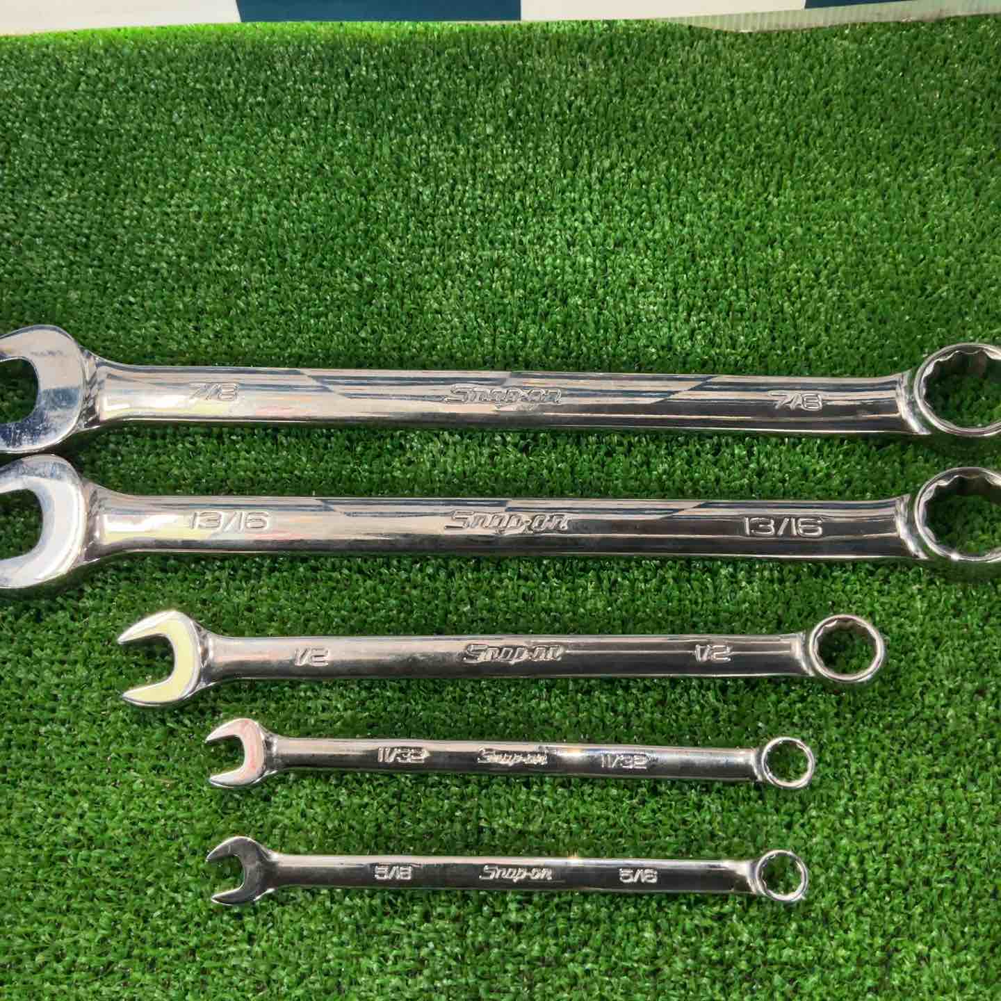 スナップオン Snap-on コンビネーションレンチ インチ 5本セット スナップオン Snap-on コンビネーションレンチ インチ 5本セット
