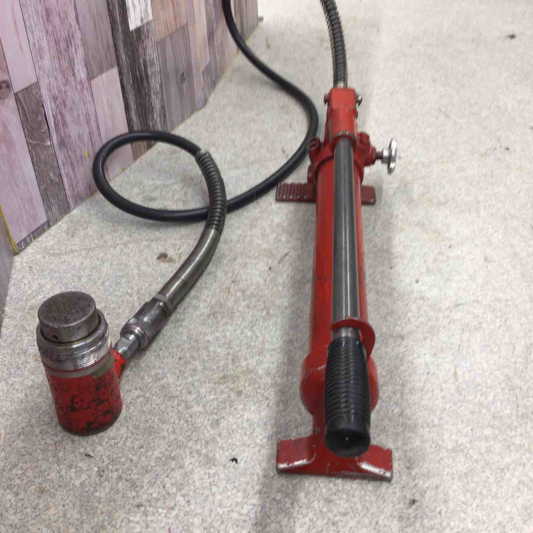 理研 手動油圧ポンプ 型式不明　先端 型式不明【八潮店】