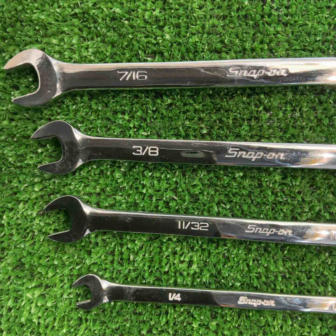 スナップオン(Snap-on)　コンビネーションレンチ　9点セット　インチサイズ詳細記載　【草加店】