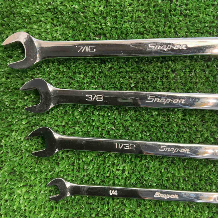 スナップオン(Snap-on)　コンビネーションレンチ　9点セット　インチサイズ詳細記載　【草加店】