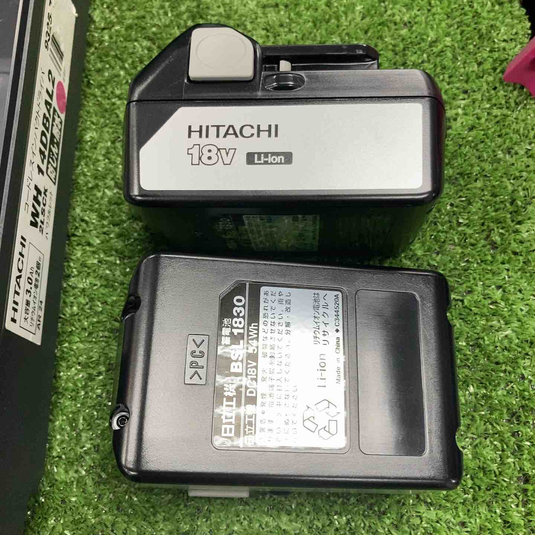 ★ハイコーキ(HIKOKI ※旧:日立工機) コードレスインパクトドライバー WH14DBAL(2LSCK)(R)【川崎店】
